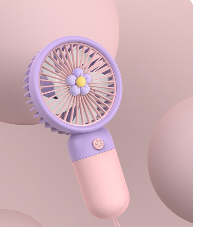 Mini ventilatore portatile USB multifunzione per studenti, piccolo, pratico, fresco e carino per tutta l'estate_voghion.com