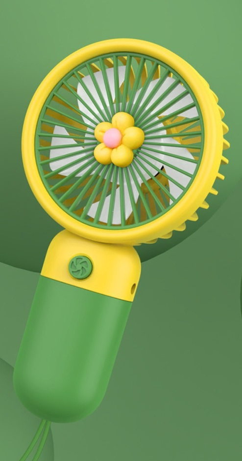 Mini ventilatore portatile USB multifunzione per studenti, piccolo, pratico, fresco e carino per tutta l'estate_voghion.com
