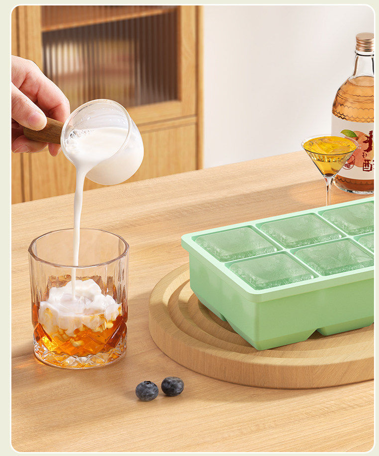Extra Large Silicone Ice Cube Tray Food Grade Kitchen Mould_voghion.com
