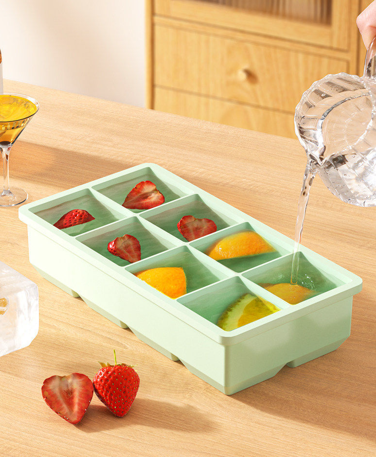 Extra Large Silicone Ice Cube Tray Food Grade Kitchen Mould_voghion.com