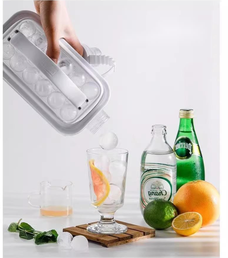 Spherical Ice Ball Maker Mold For Kitchen Household Storage Box_voghion.com