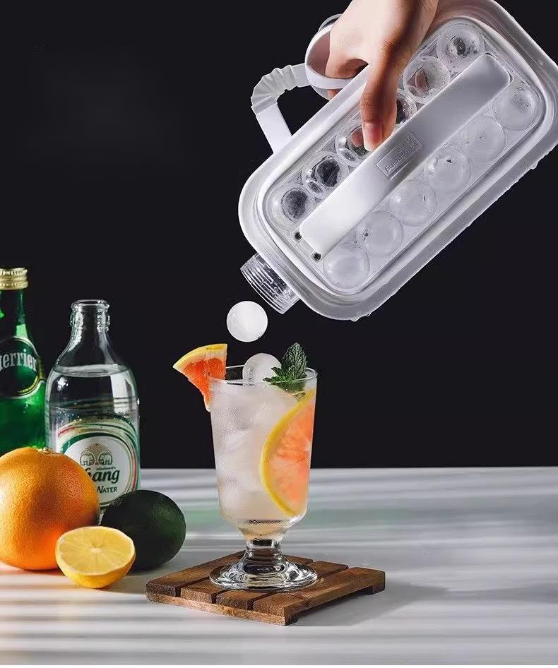 Spherical Ice Ball Maker Mold For Kitchen Household Storage Box_voghion.com