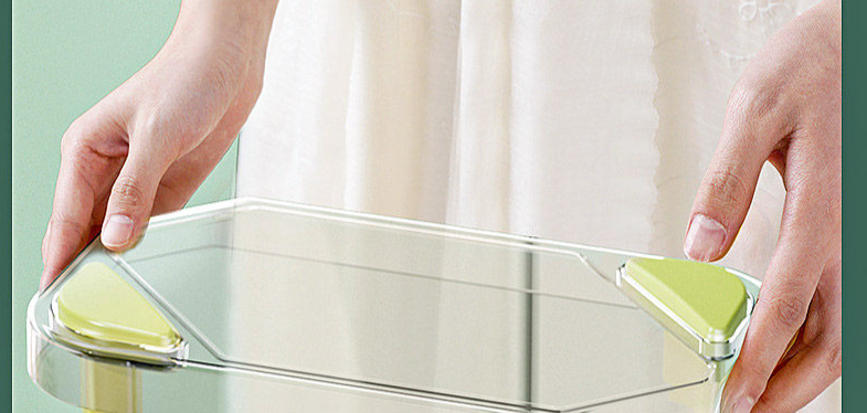 Ice Cube Tray With Lid For Freezer Large Capacity Mould Container_voghion.com