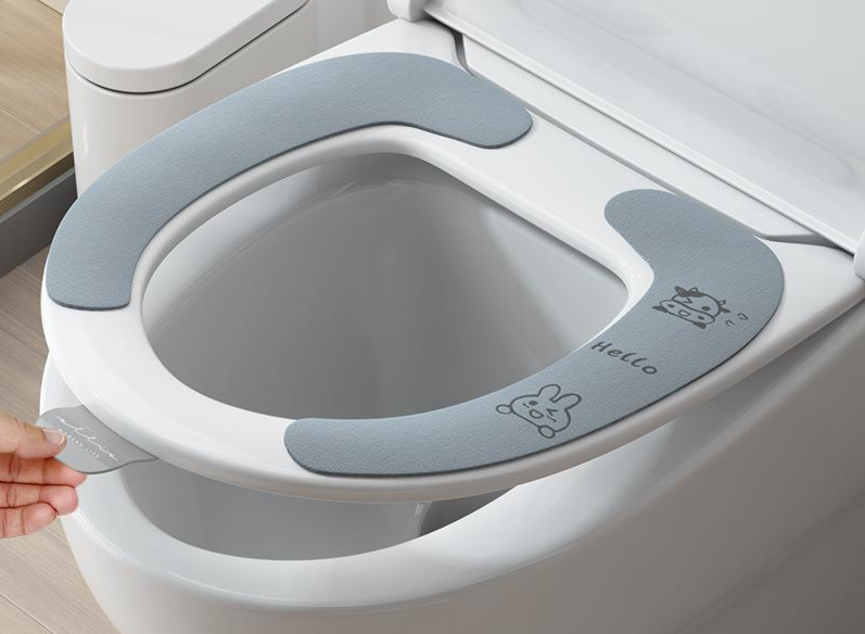 Cojín para uso doméstico, anillo de verano, funda impermeable adhesiva, almohadilla universal para asiento de inodoro para todas las estaciones._voghion.com