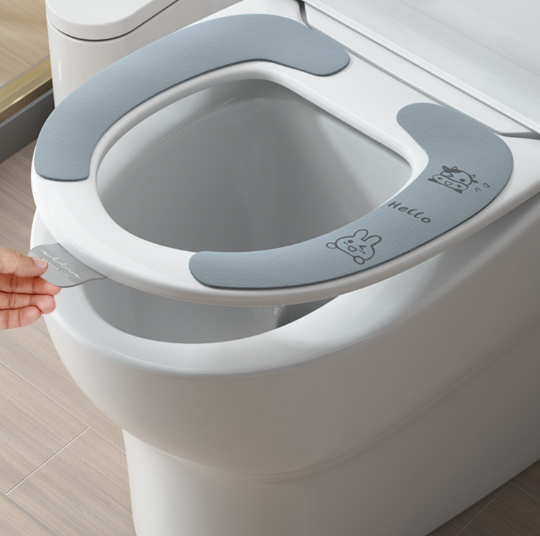 Asiento de inodoro impermeable universal para todas las estaciones_voghion.com