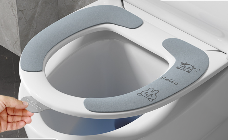 Cojín para uso doméstico, anillo de verano, funda impermeable adhesiva, almohadilla universal para asiento de inodoro para todas las estaciones._voghion.com