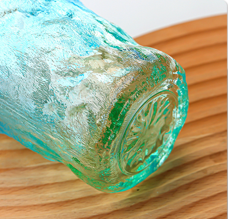 Glacier Pattern Glass Cup For Whiskey And Cocktails High End_voghion.com