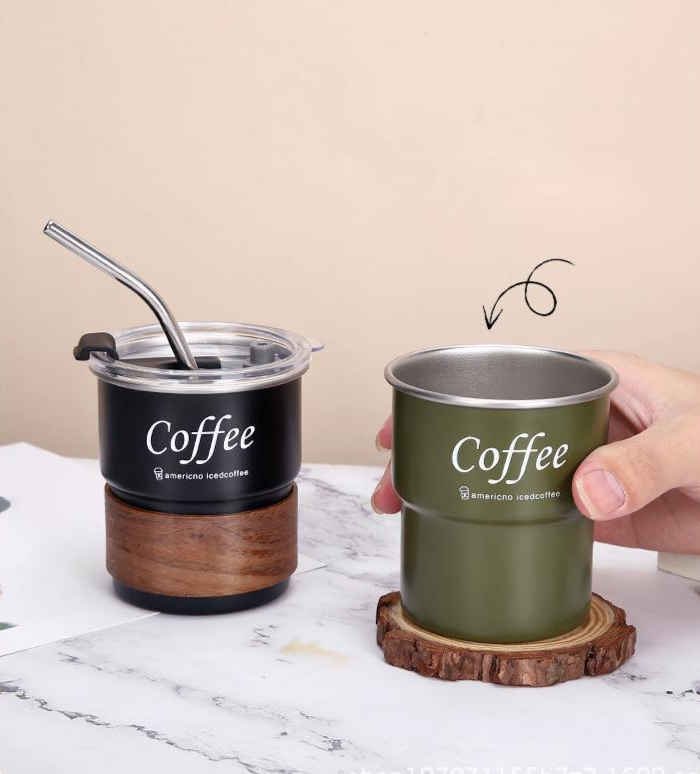 Edelstahl Campingbecher Isoliert Für Kaffee Und Bier_voghion.com