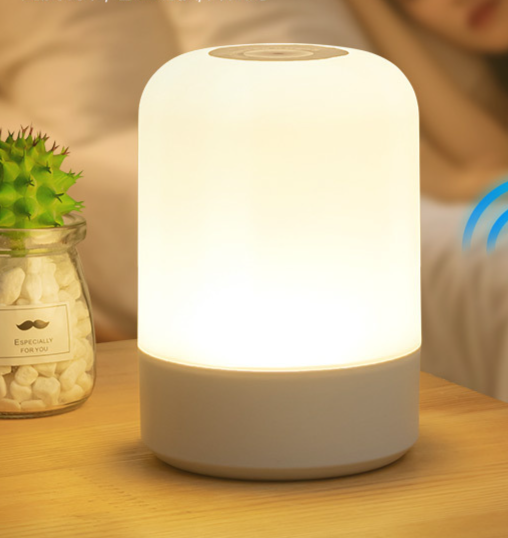 Touch-sensitive Tap Bedroom Bedside Sleep And Nursing Light, Eye-protection Table Lamp, Rechargeable Night Light_voghion.com
