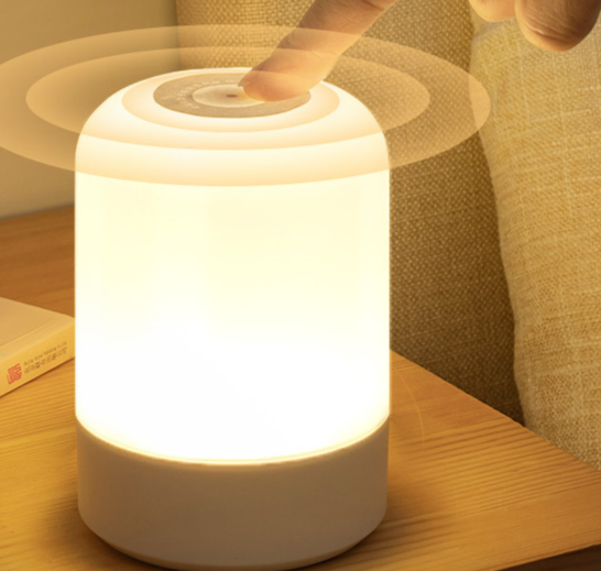 Touch-sensitive Tap Bedroom Bedside Sleep And Nursing Light, Eye-protection Table Lamp, Rechargeable Night Light_voghion.com