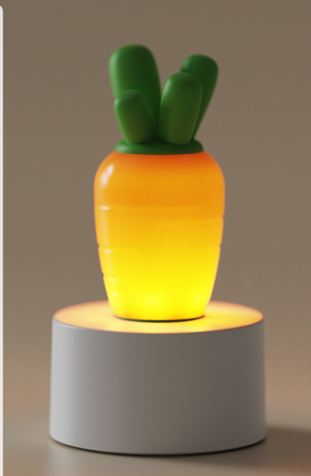 Tuodi Indoor Gift Children, Bedside Nursing Lamp, Eco-friendly Rechargeable LED Carrot-shaped Night Light For Eye_voghion.com