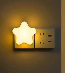 Star Night Light With Remote Control For Baby Bedroom Bedside_voghion.com