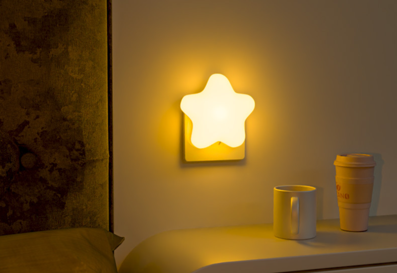 Star Night Light With Remote Control For Baby Bedroom Bedside_voghion.com