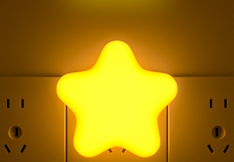 Star Night Light With Remote Control For Baby Bedroom Bedside_voghion.com