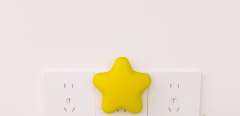 Star Night Light With Remote Control For Baby Bedroom Bedside_voghion.com