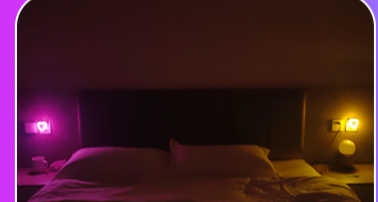 Misty Nighttime Bedside Sleep Night Light, Mood Light For Intimate Moments, Smart Light-Controlled Bedroom Atmosphere_voghion.com