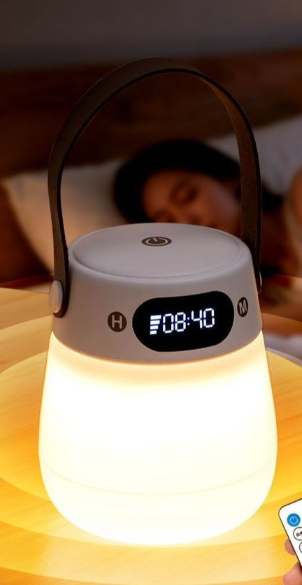 Portable Night Light With Remote Control For Baby Sleep Care_voghion.com