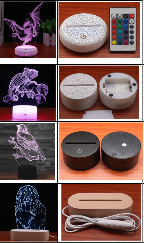 Luce notturna bambini leone 3d lampada decorativa colorata_voghion.com