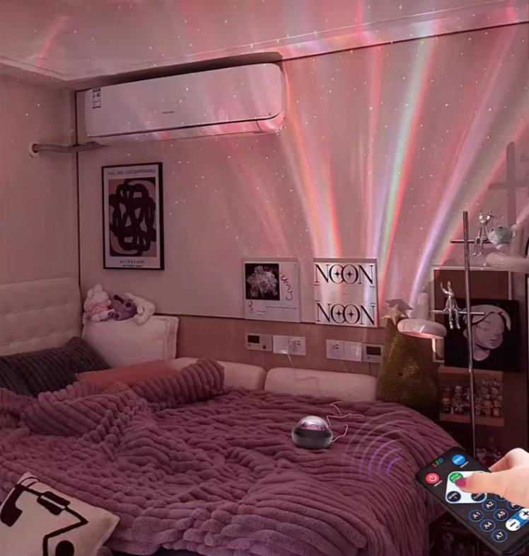 Aurora Water Ripple Night Light Starry Sky Projector Bedroom Lamp_voghion.com