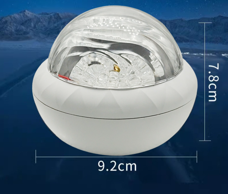 Aurora Water Ripple Night Light Starry Sky Projector Bedroom Lamp_voghion.com