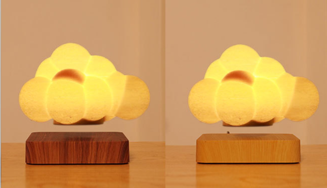 Magnetic Levitation Cloud Lamp Bedroom Night Light Decoration_voghion.com