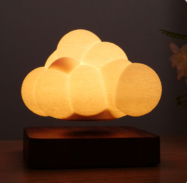 Magnetic Levitation Cloud Lamp Bedroom Night Light Decoration_voghion.com