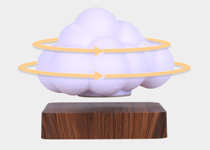 Magnetic Levitation Cloud Lamp Bedroom Night Light Decoration_voghion.com