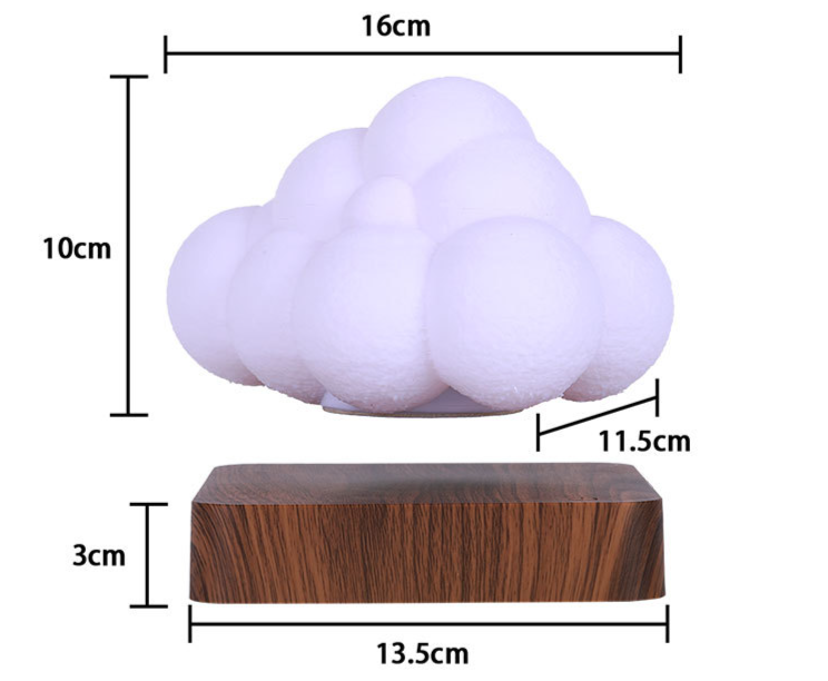 Magnetic Levitation Cloud Lamp Bedroom Night Light Decoration_voghion.com