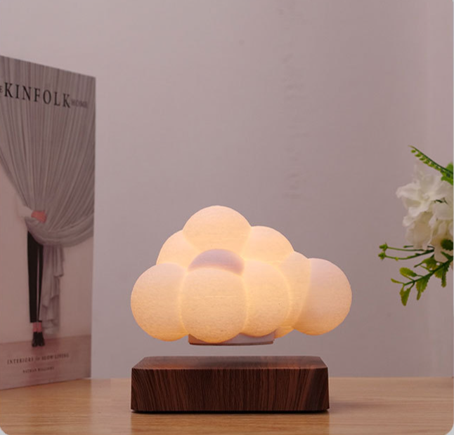 Magnetic Levitation Cloud Lamp Bedroom Night Light Decoration_voghion.com