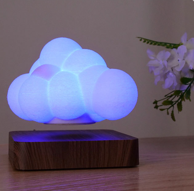 Magnetic Levitation Cloud Lamp Bedroom Night Light Decoration_voghion.com