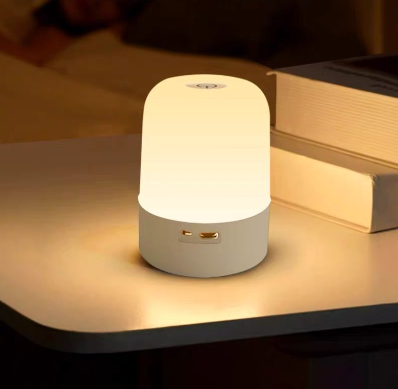 Luce notturna ricaricabile per camera da letto con telecomando, protezione per gli occhi sensibile al tocco, luce per dormire la notte,_voghion.com