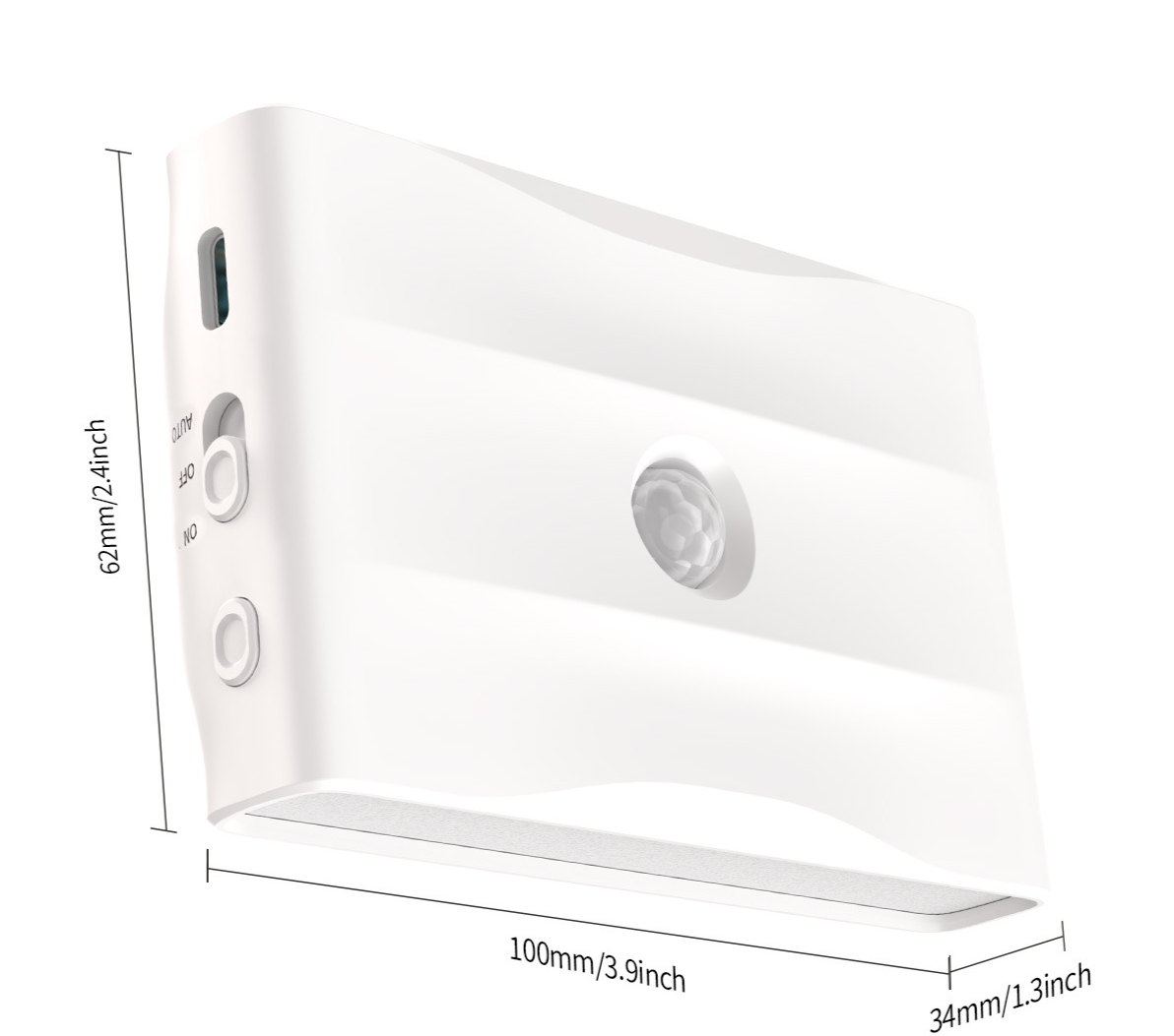 Smart LED Sensor Lamp Human Body Infrared USB Rechargeable Wireless Magnetic Night Light_voghion.com