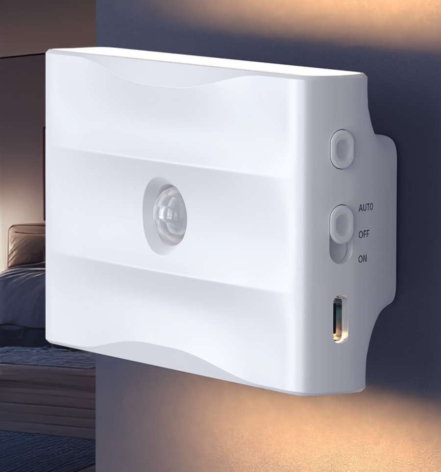 Smart LED Sensor Lamp Human Body Infrared USB Rechargeable Wireless Magnetic Night Light_voghion.com