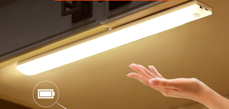 Scala con sensore di movimento intelligente, suono e controllo automatici, armadio, ricarica wireless notturna, luce notturna a LED_voghion.com