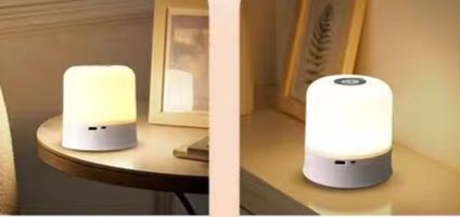 Luce notturna ricaricabile per camera da letto con telecomando, protezione per gli occhi sensibile al tocco, luce per dormire la notte,_voghion.com