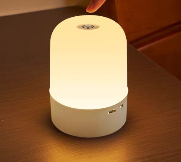 Luce notturna ricaricabile per camera da letto con telecomando, protezione per gli occhi sensibile al tocco, luce per dormire la notte,_voghion.com