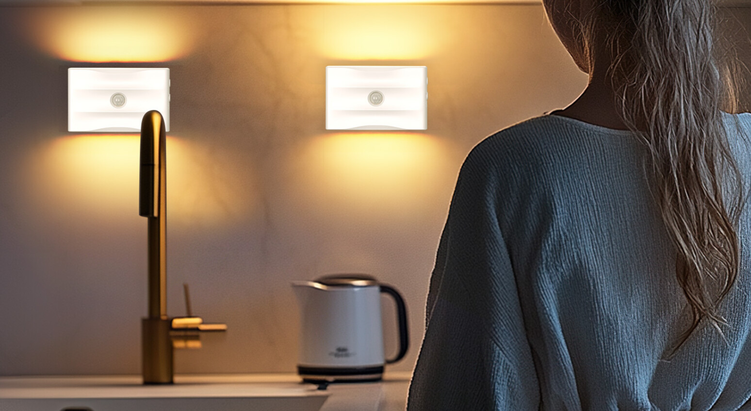 Smart LED Sensor Lamp Human Body Infrared USB Rechargeable Wireless Magnetic Night Light_voghion.com
