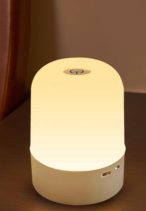 Luce notturna ricaricabile per camera da letto con telecomando, protezione per gli occhi sensibile al tocco, luce per dormire la notte,_voghion.com