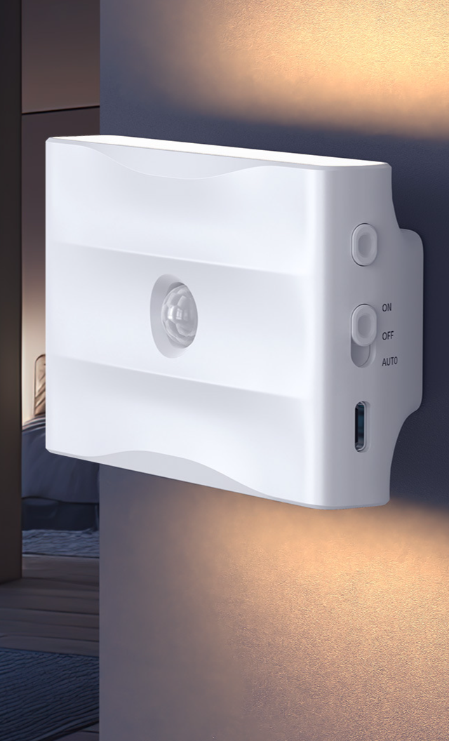 Smart LED Sensor Lamp Human Body Infrared USB Rechargeable Wireless Magnetic Night Light_voghion.com