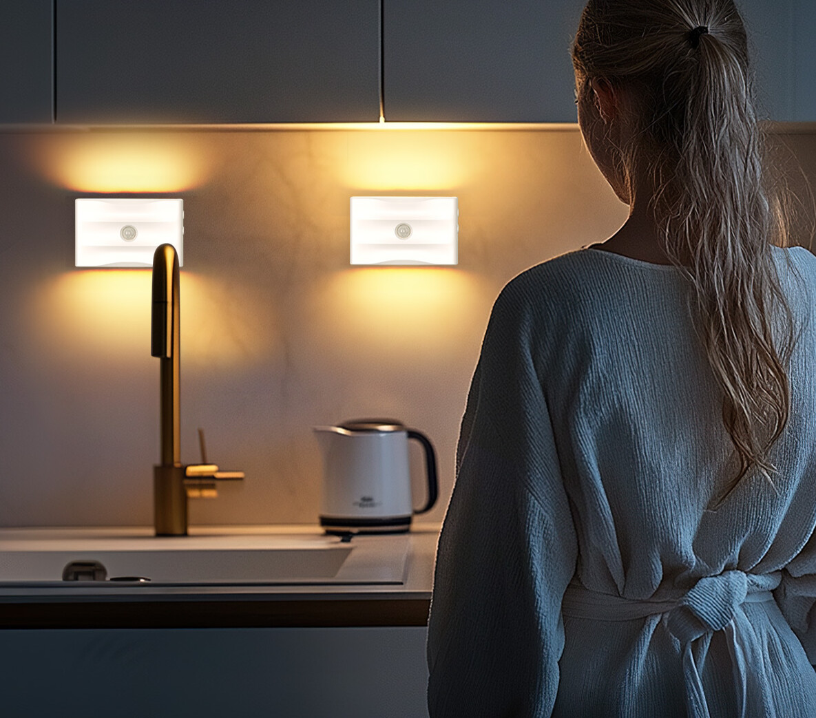 Smart LED Sensor Lamp Human Body Infrared USB Rechargeable Wireless Magnetic Night Light_voghion.com