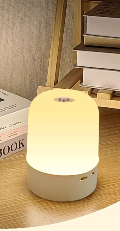 Luce notturna ricaricabile per camera da letto con telecomando, protezione per gli occhi sensibile al tocco, luce per dormire la notte,_voghion.com