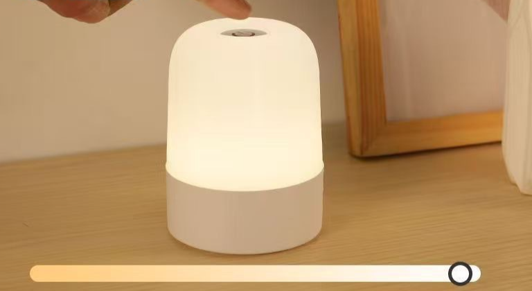 Luce notturna ricaricabile per camera da letto con telecomando, protezione per gli occhi sensibile al tocco, luce per dormire la notte,_voghion.com