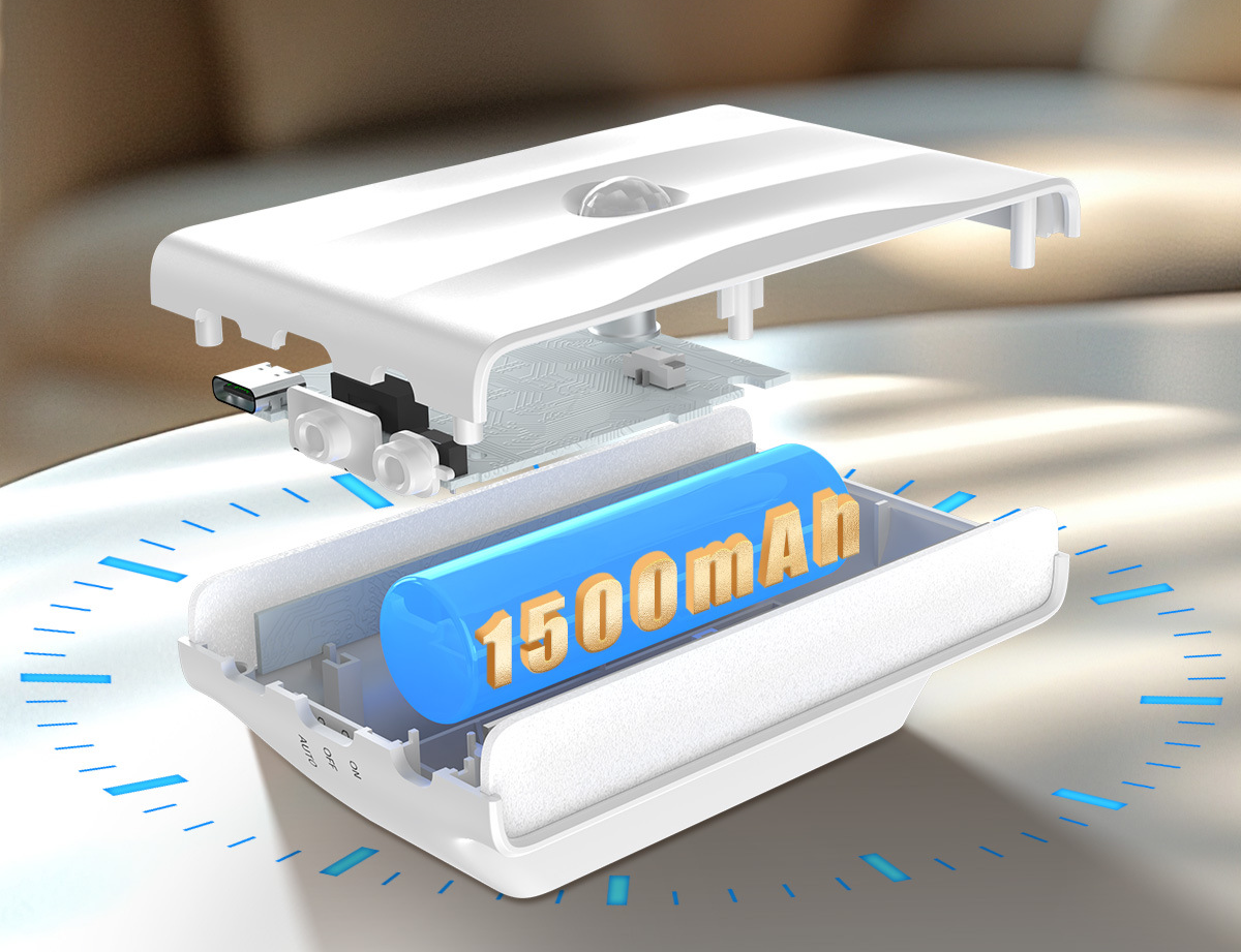 Smart LED Sensor Lamp Human Body Infrared USB Rechargeable Wireless Magnetic Night Light_voghion.com