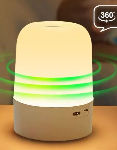 Luce notturna ricaricabile per camera da letto con telecomando, protezione per gli occhi sensibile al tocco, luce per dormire la notte,_voghion.com