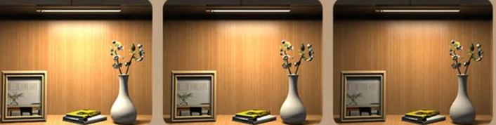 Ultra-Thin Wardrobe Cabinet LED Motion Sensor Night Rechargeable Magnetic Smart Bedside Strip Light_voghion.com