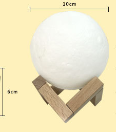 Creative Hand-painted Moon Night Light Led Bedroom Bedside Lamp_voghion.com