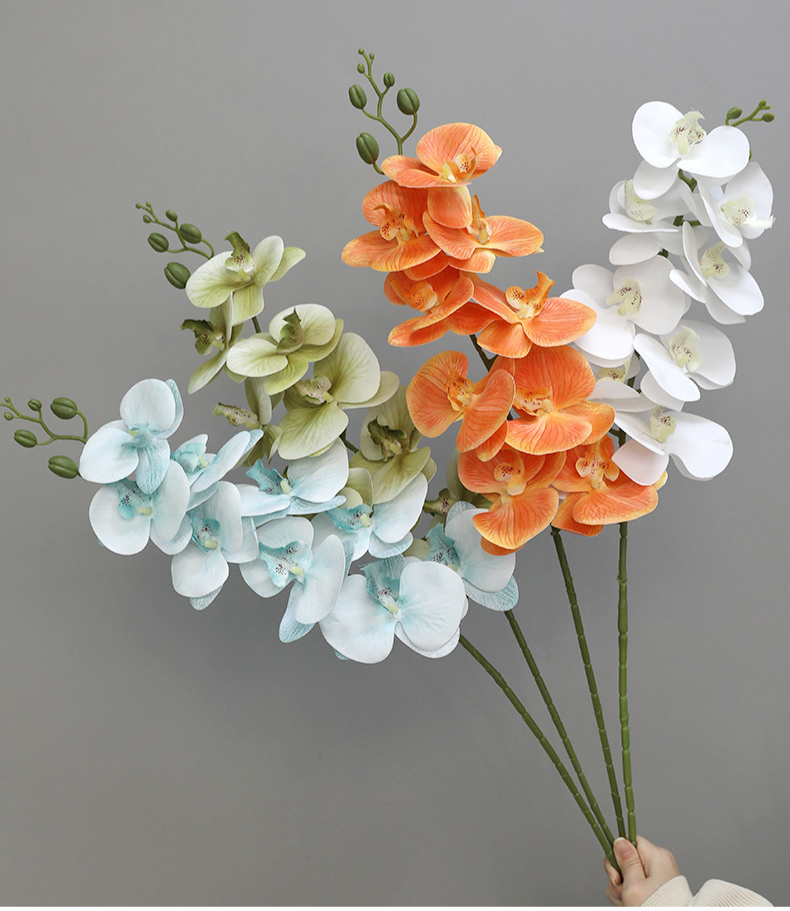 Artificial Phalaenopsis Silk Flowers For Wedding Decoration_voghion.com