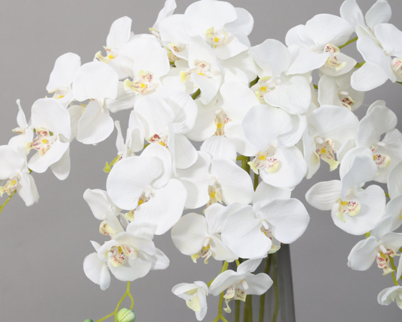 Bouquet High-End Fake For Wedding Decoration Artificial Phalaenopsis Silk Flowers_voghion.com