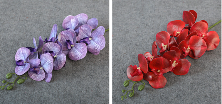 Artificial Phalaenopsis Silk Flowers For Wedding Decoration_voghion.com