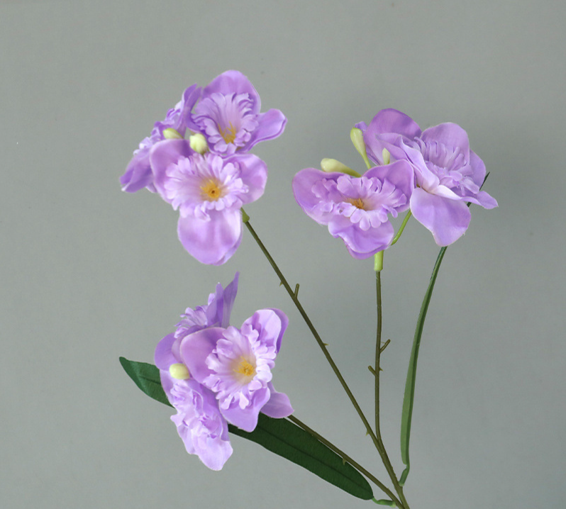 Flores artificiales moradas para bodas con un aspecto realista y de alta gama para decoraciones de bodas, arreglos florales para el hogar y_voghion.com